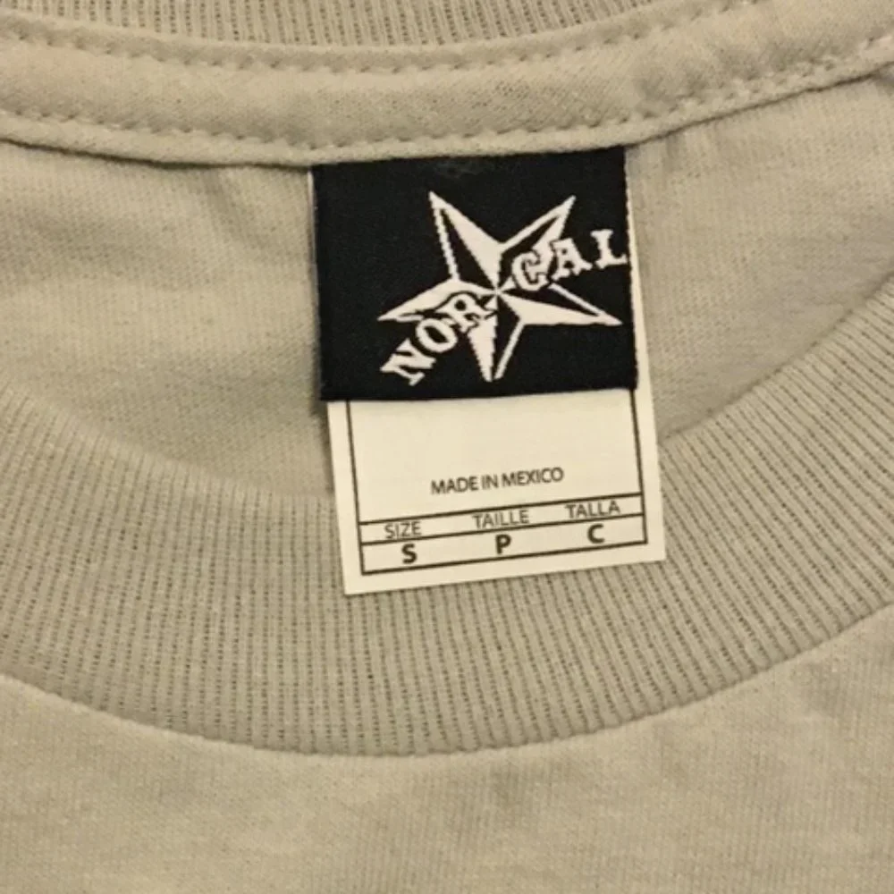 NOR CAL Giant Star Skateboard Tee - Silver [S] - Picture 3 of 3